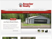 Tablet Screenshot of beseckerrealty.com